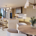 Modern kitchen with elegant decor