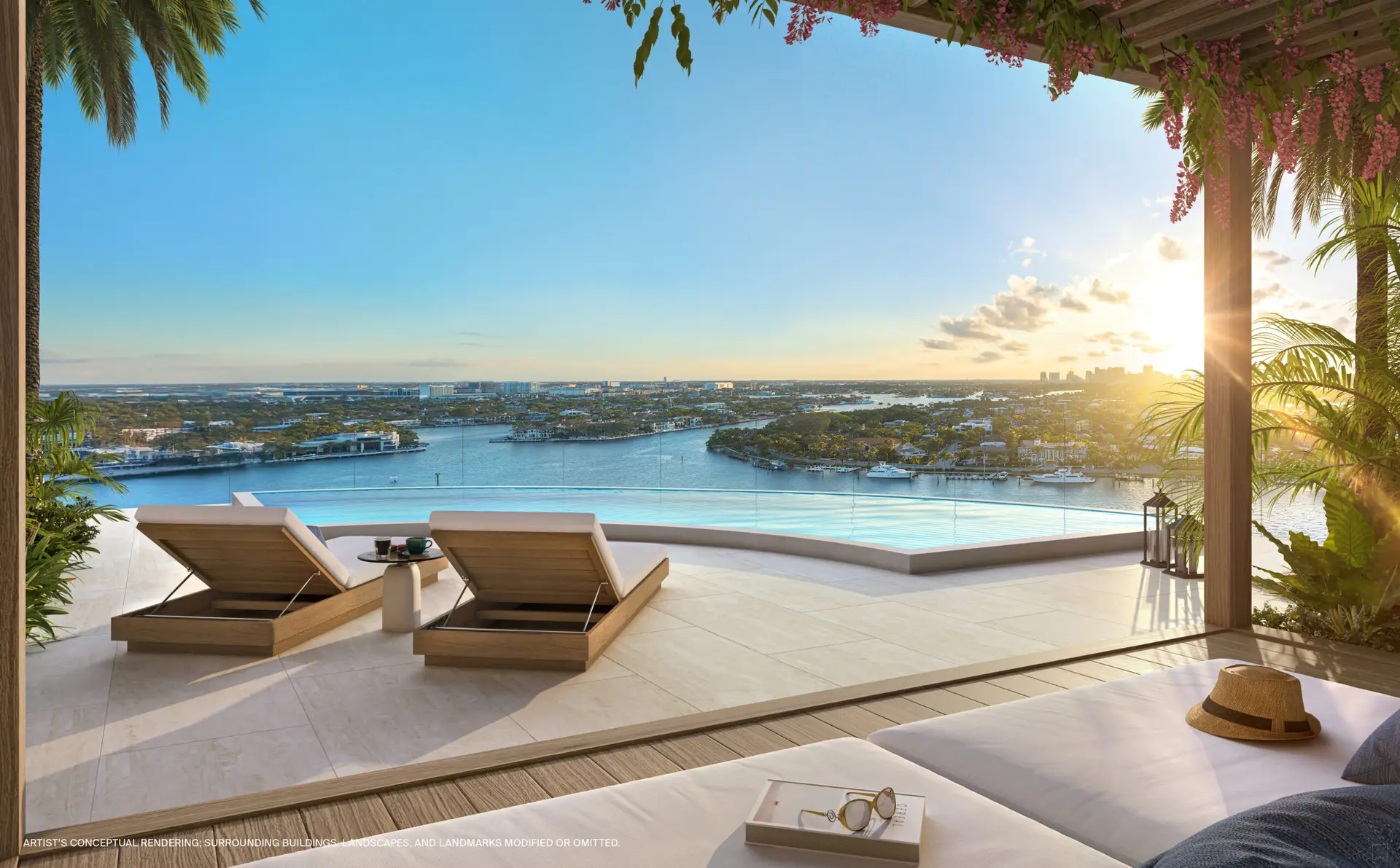 Buy a condo in Fort Lauderdale from abroad – St Regis Bahia Mar poolside cabanas over the water